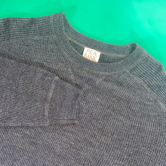 Jos. A. Bank Merino Wool Blend Sweater Crew Neck Knit Pullover Mens L - Picture 1 of 5